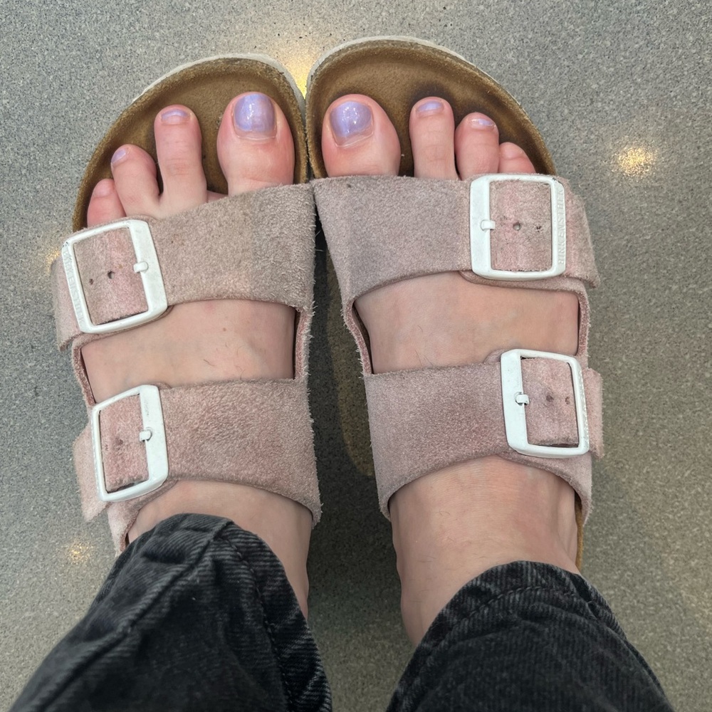 Birkenstock Arizona pink suede 37 - Picture 3 of 5